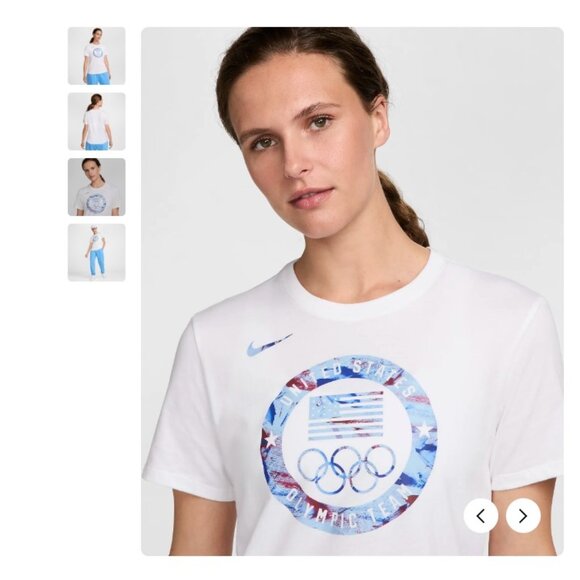 Nike Tops - TEAM USA - Women's Nike T-Shirt